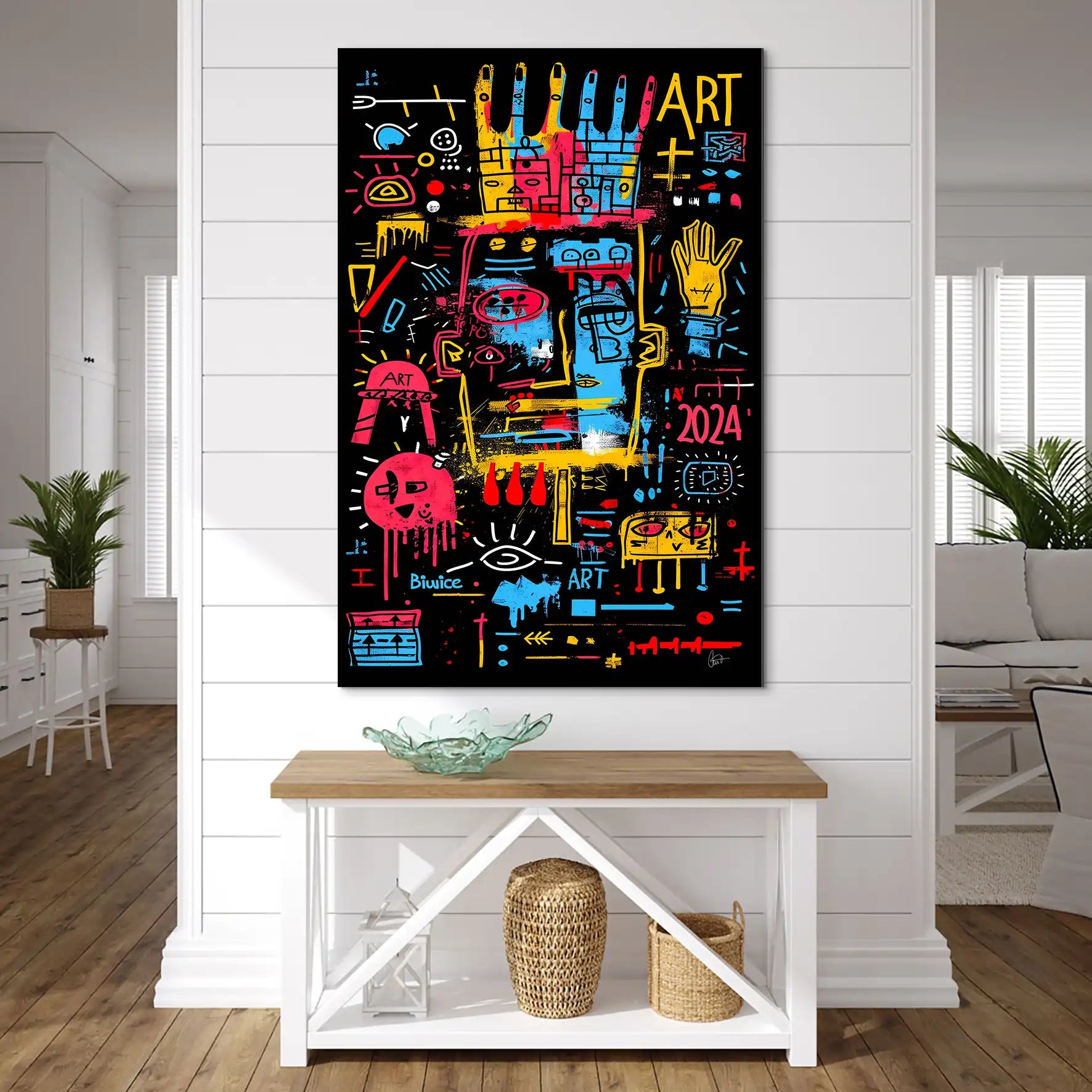 Basquiat Art AluDibond Bild INGALERIE