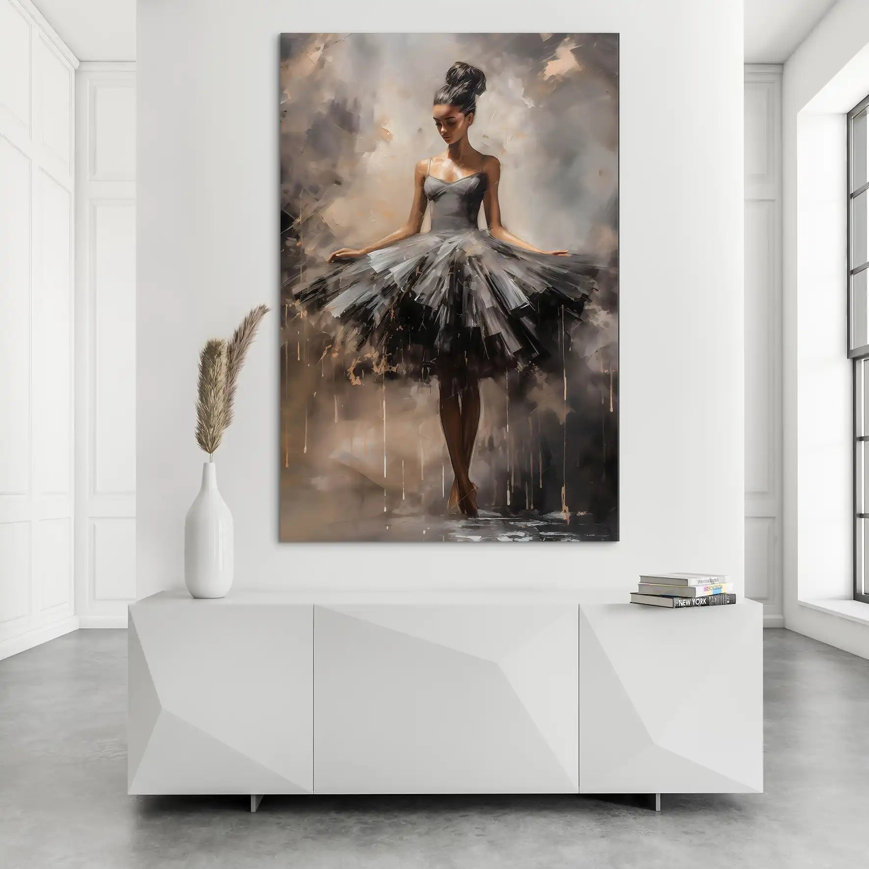 Ballerina Modern Style AluDibond Bild INGALERIE