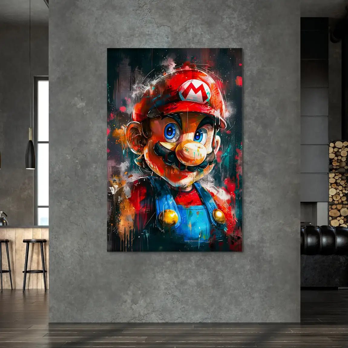 Abstrakt Mario Nr.2 Alu Dibond Bild INGALERIE