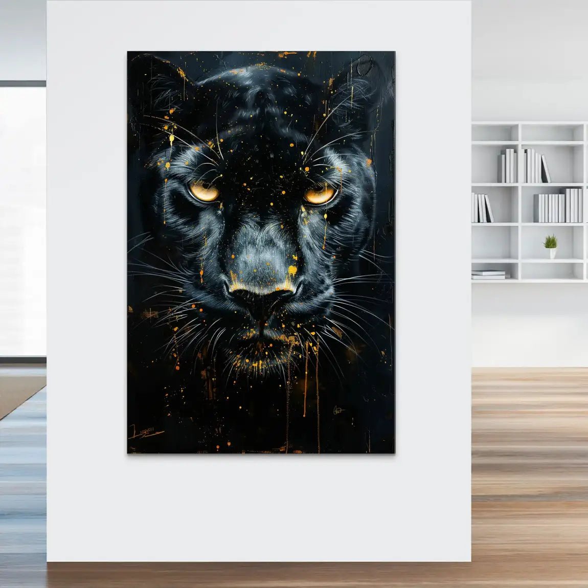 Black Panther Nr.2 Alu Dibond Bild INGALERIE