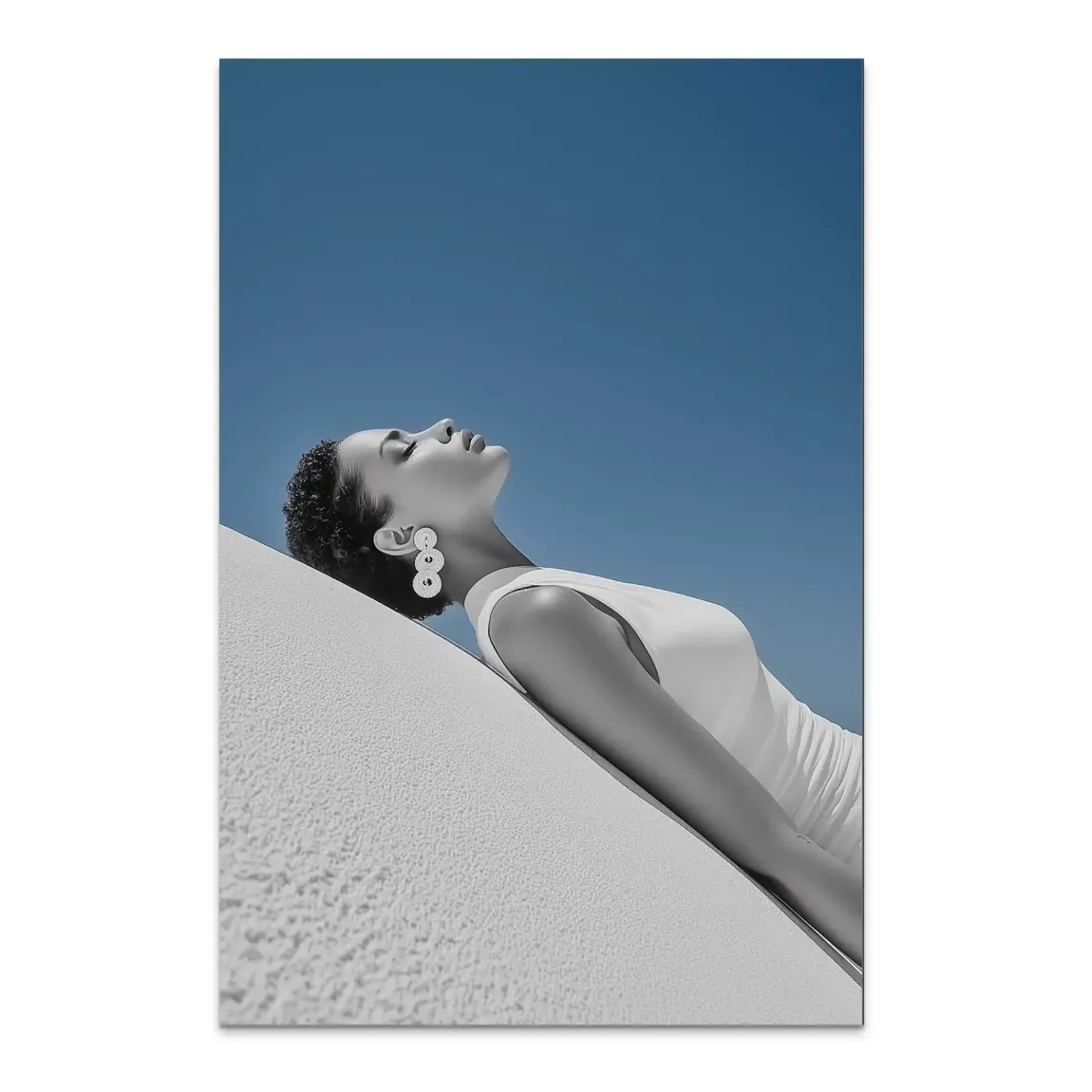 Sun Girl Alu Dibond Wandbild
