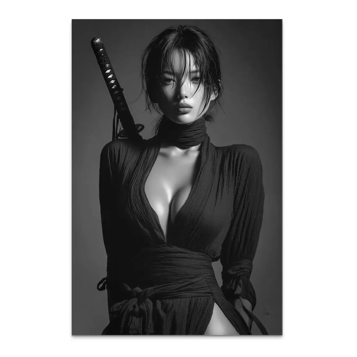 Silent Katana Alu Dibond Bild