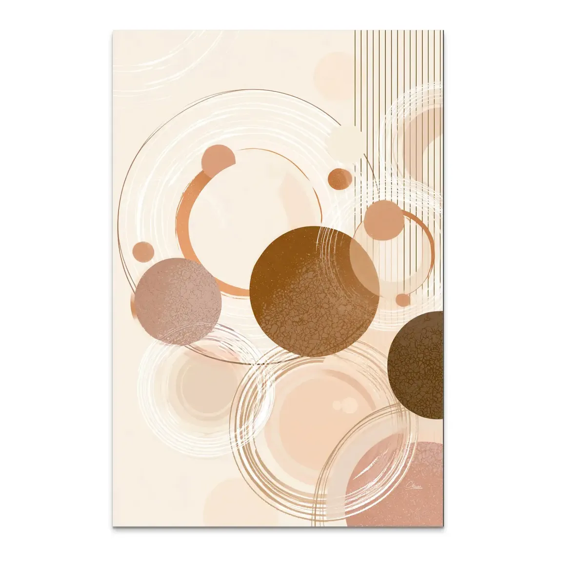 Circles of Timeless Alu Dibond Bild INGALERIE