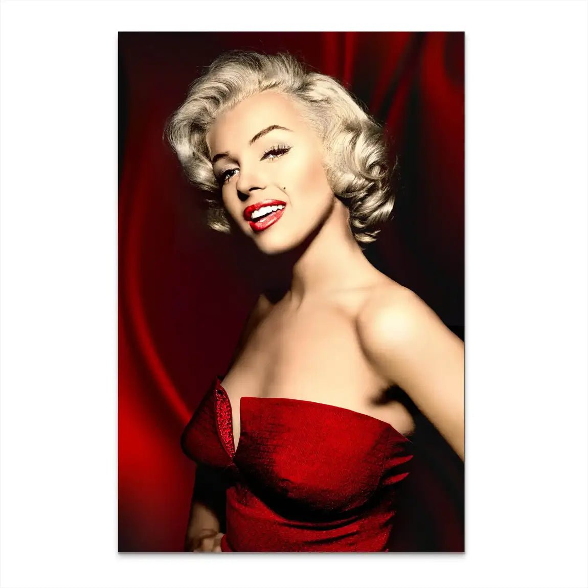 Marilyn Monroe Club Style AluDibond Bild INGALERIE