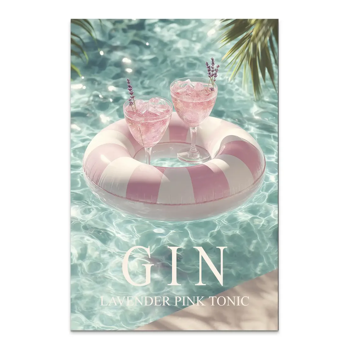 Gin Lavender Dream Alu Dibond Bild