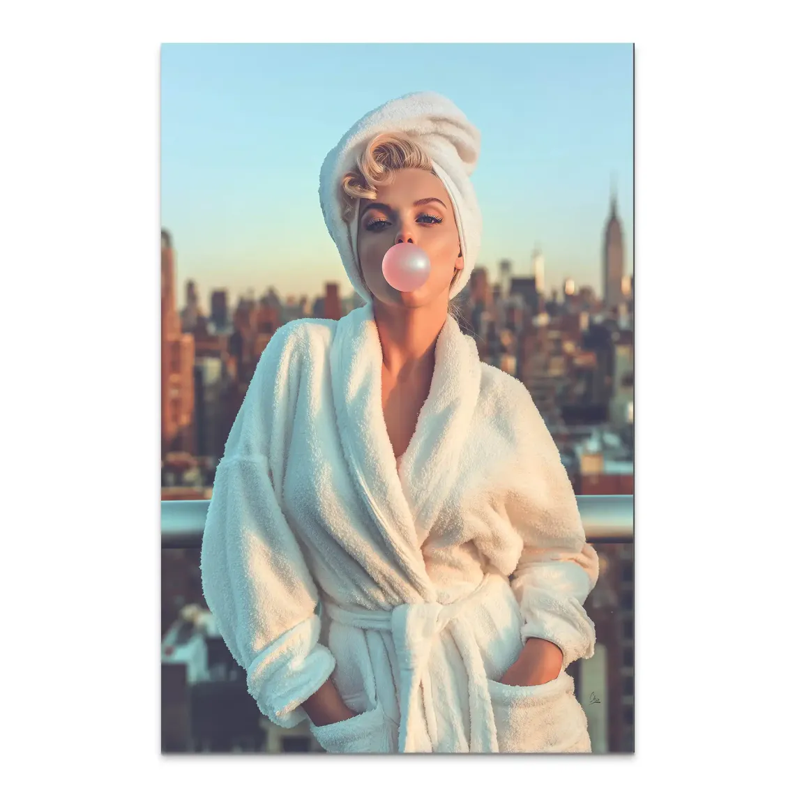 Morning Glamour Alu Dibond Bild