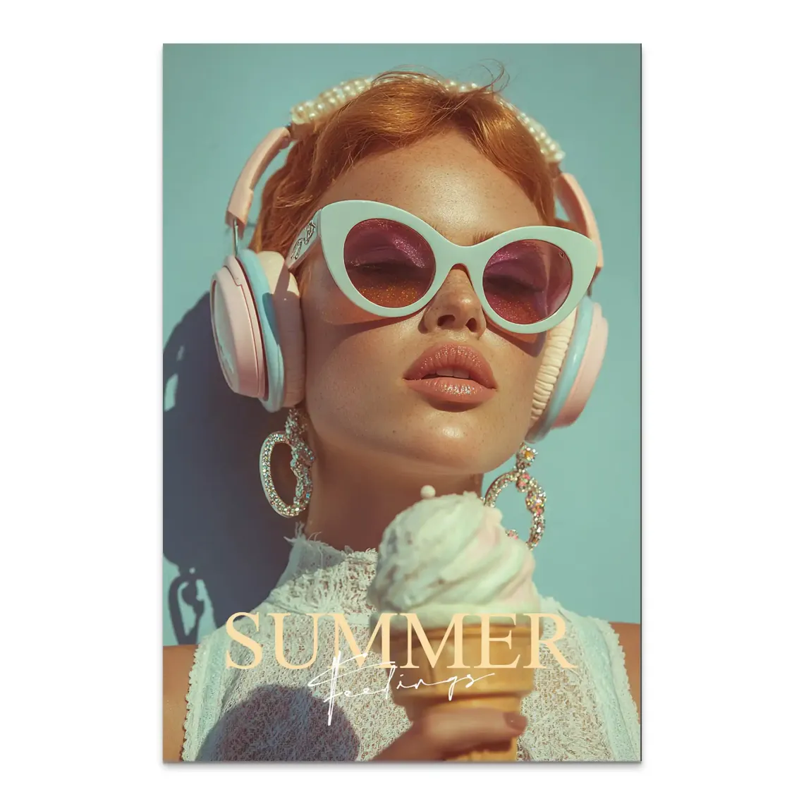 Summerfeeling Alu Dibond Bild