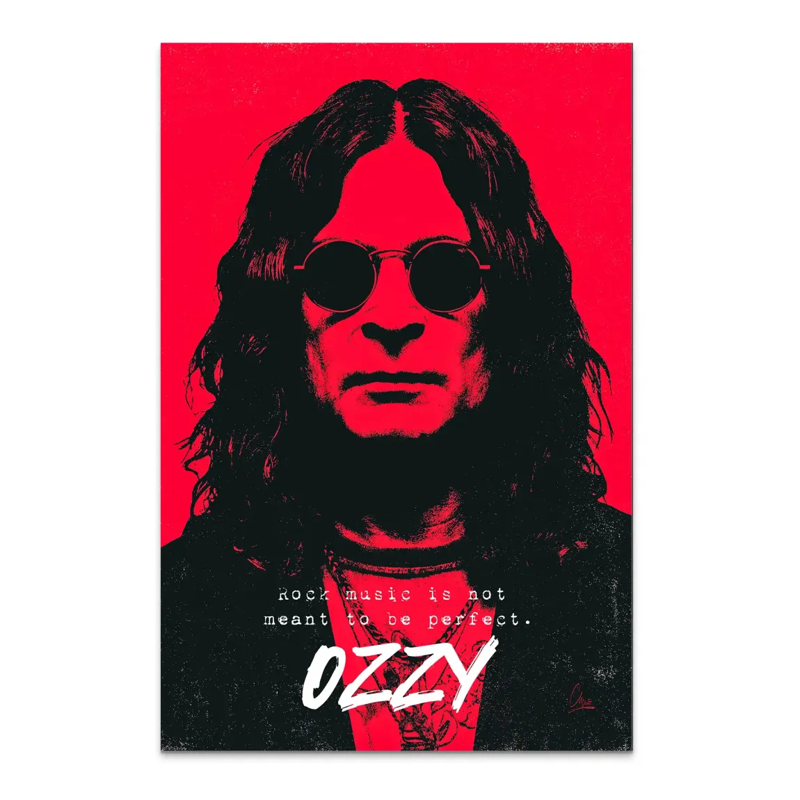 Ozzy Rock Spirit Alu Dibond Bild