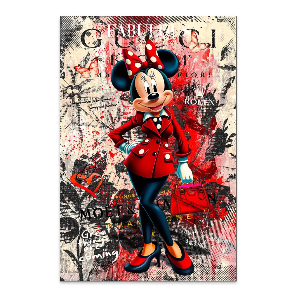 Minnie Gucci AluDibond Bild INGALERIE