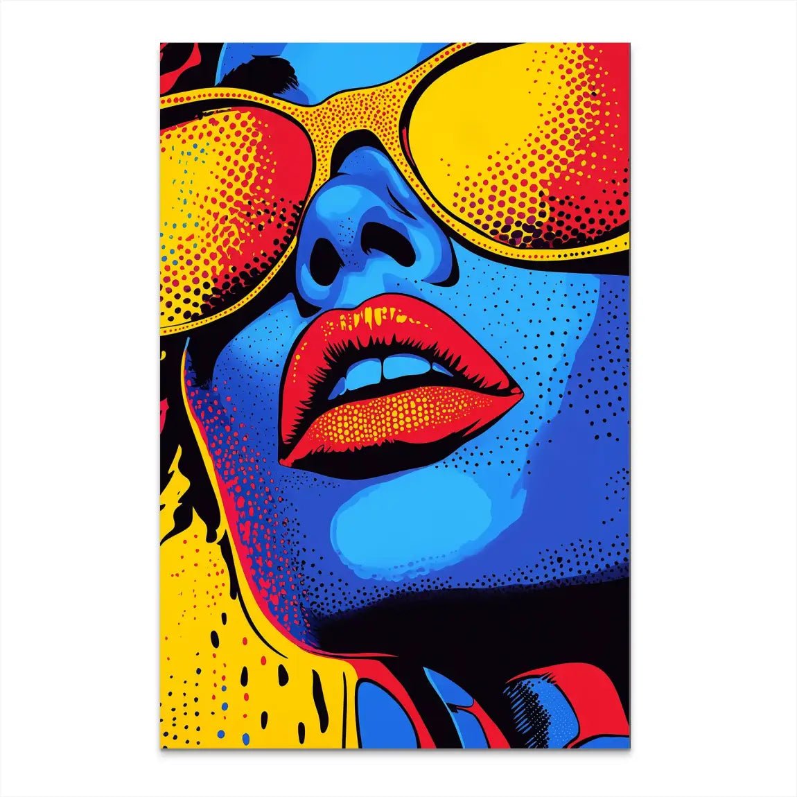 In the Sun Pop Art AluDibond Bild INGALERIE