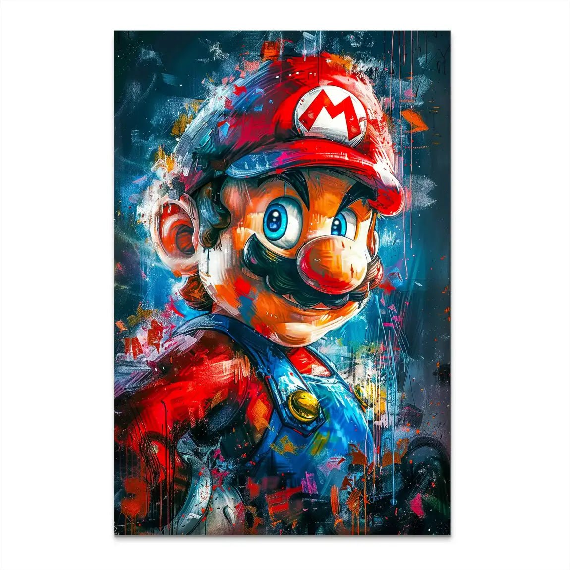 Abstrakt Mario AluDibond Bild INGALERIE