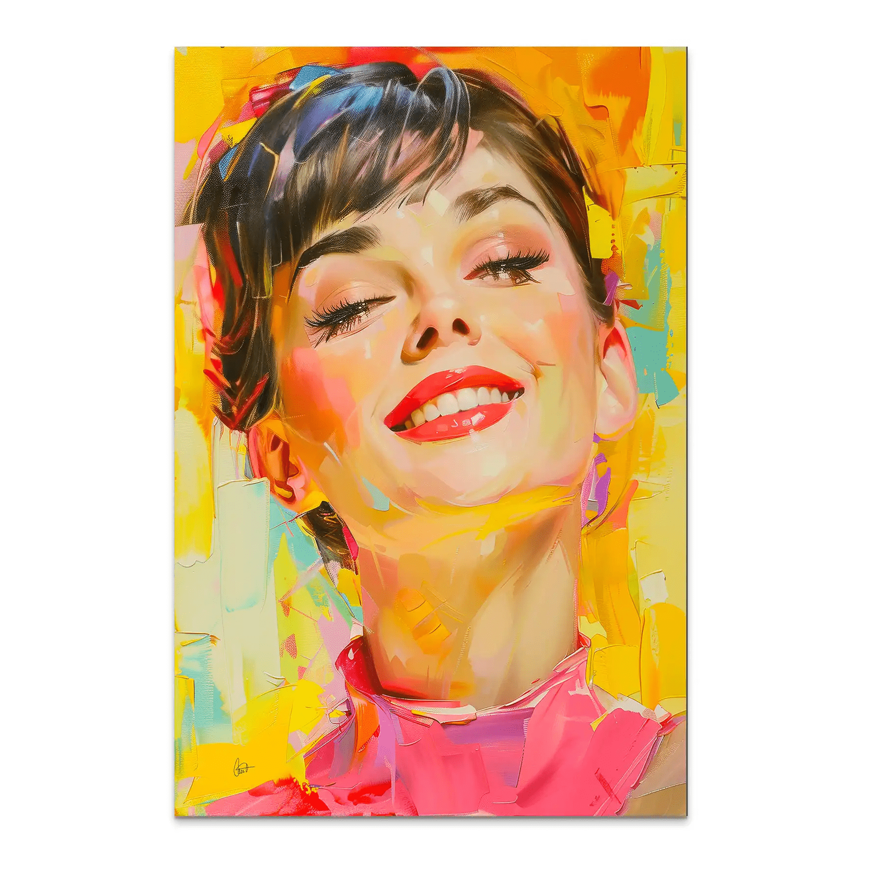 Audrey Modern Art AluDibond Bild INGALERIE