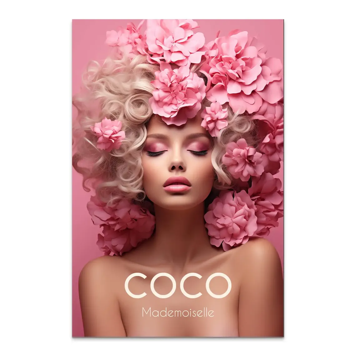 Coco Pink Elegance Alu Dibond Bild