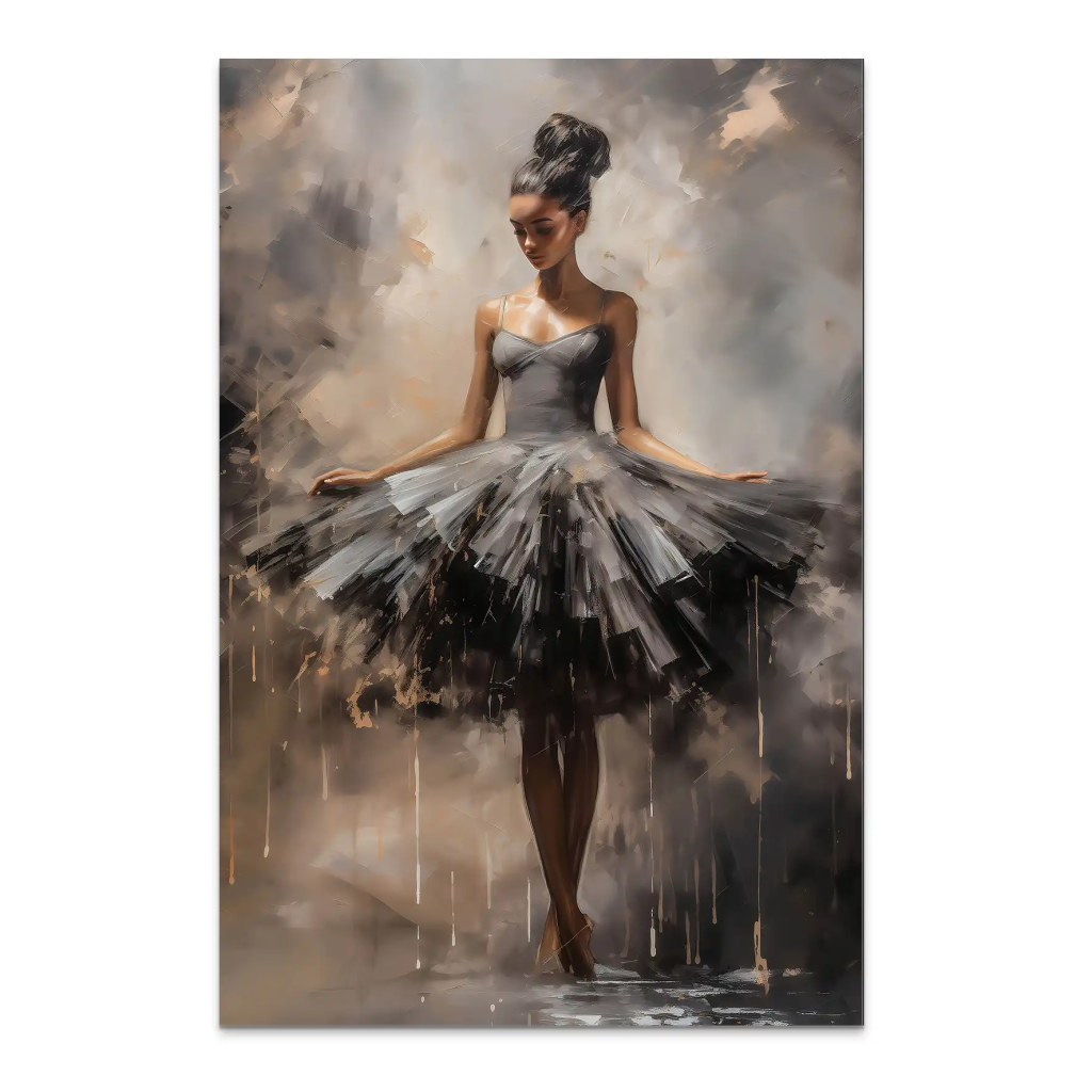 Ballerina Modern Style AluDibond Bild INGALERIE