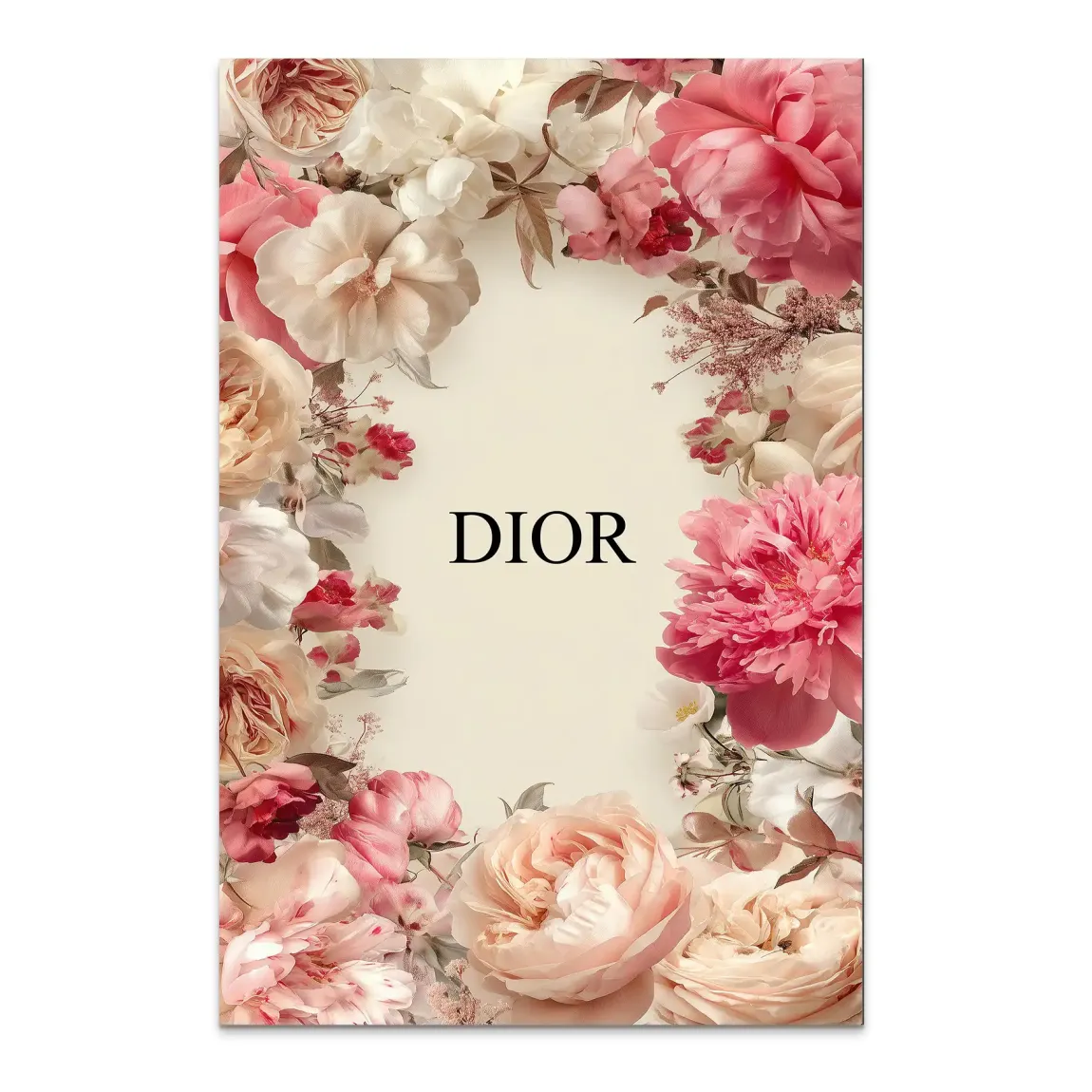 Floral Couture Alu Dibond Bild - INGALERIE | Dein Onlineshop für moderne Wandbilder