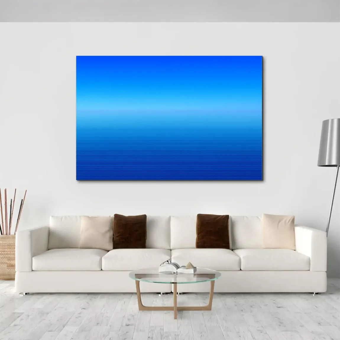 Blauer Horizont AluDibond Wandbild