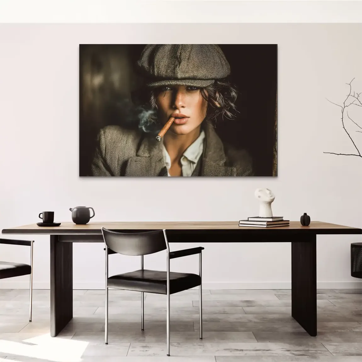 Zigarre und Charme AluDibond Bild