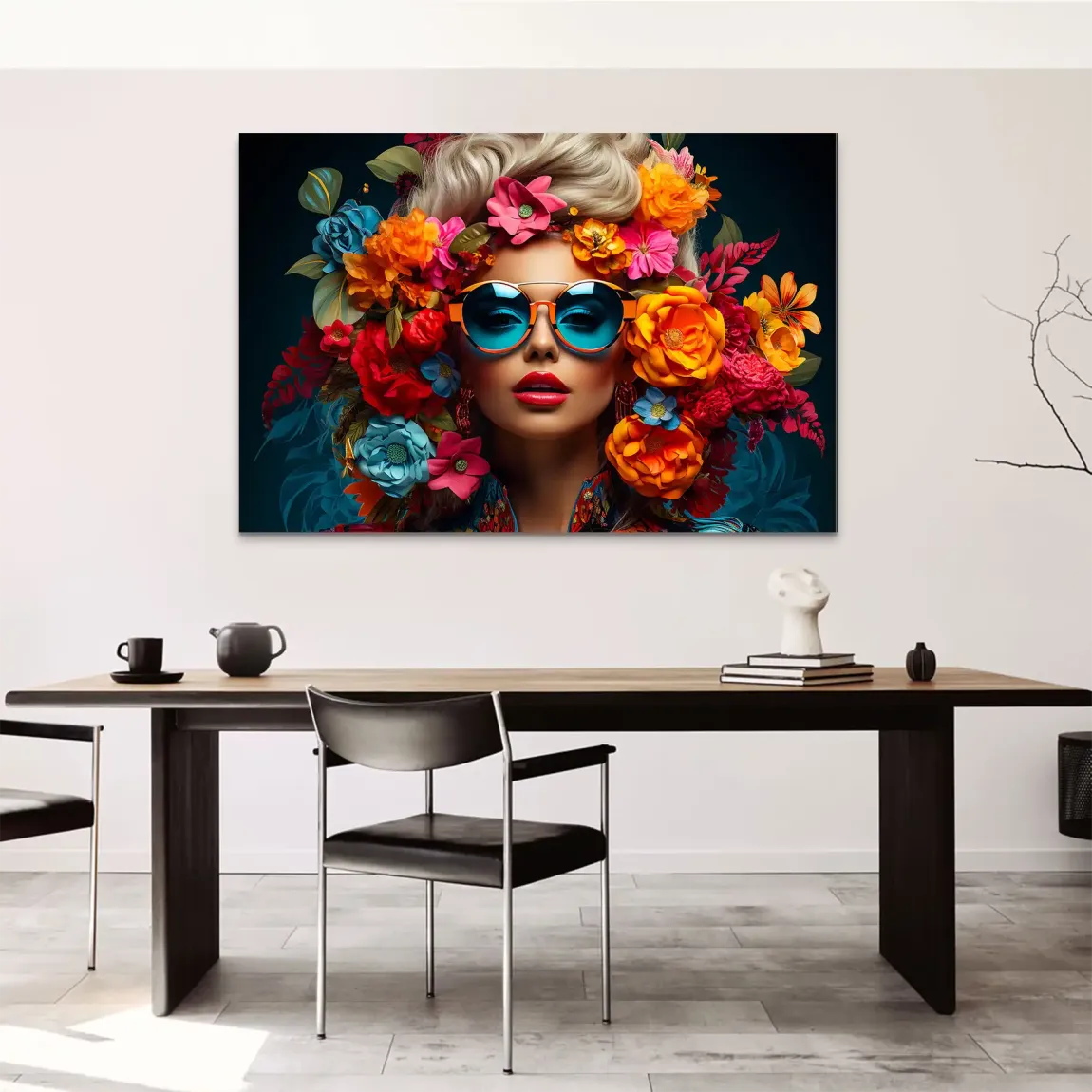 Floral Shades AluDibond Bild