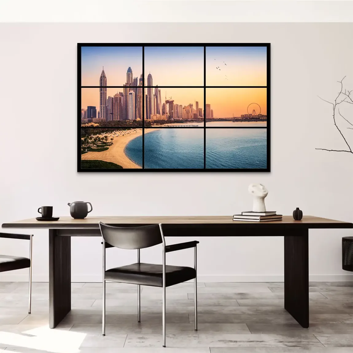 Golden Dunes Dubai AluDibond Bild