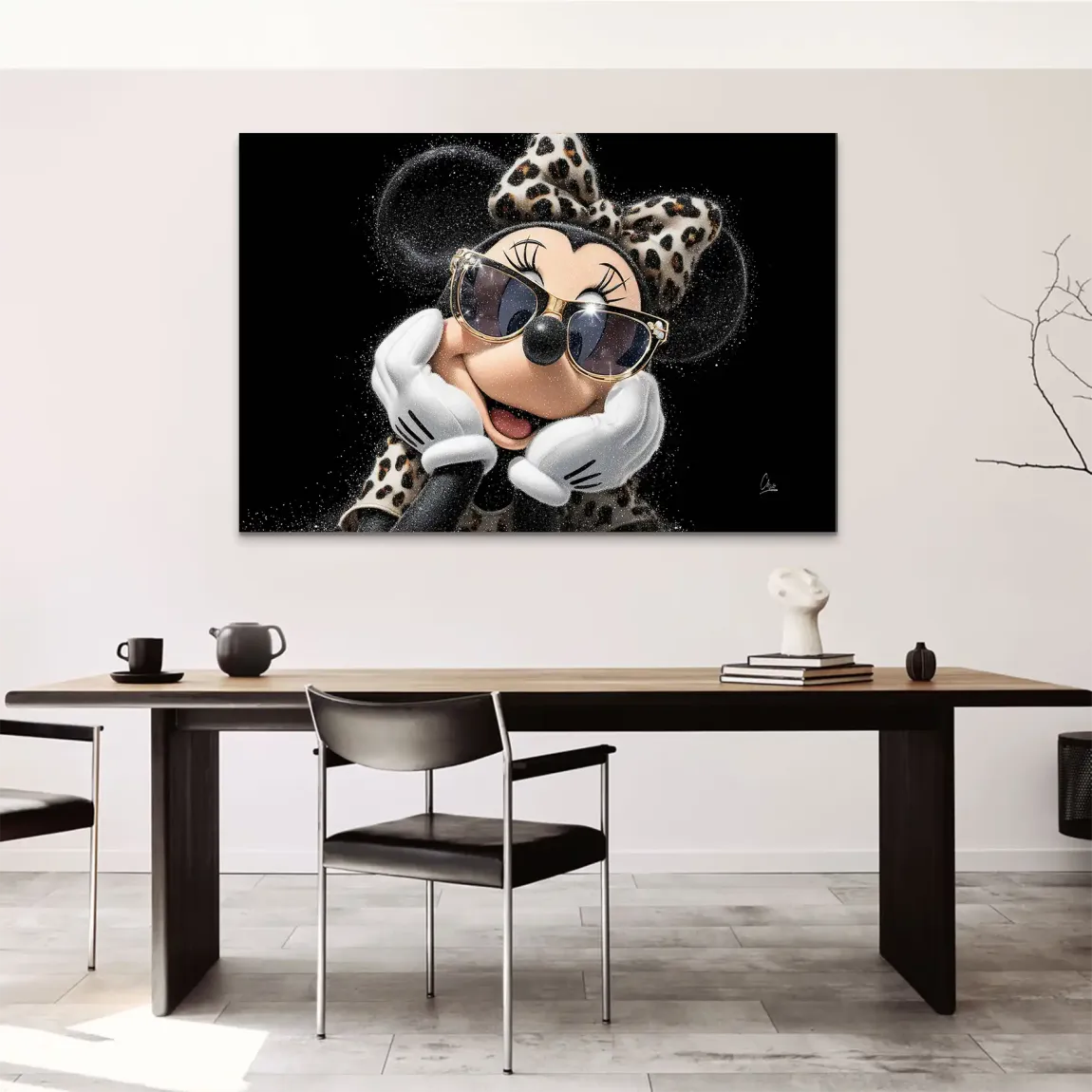 Minnie Maus Chic Spark AluDibond Bild