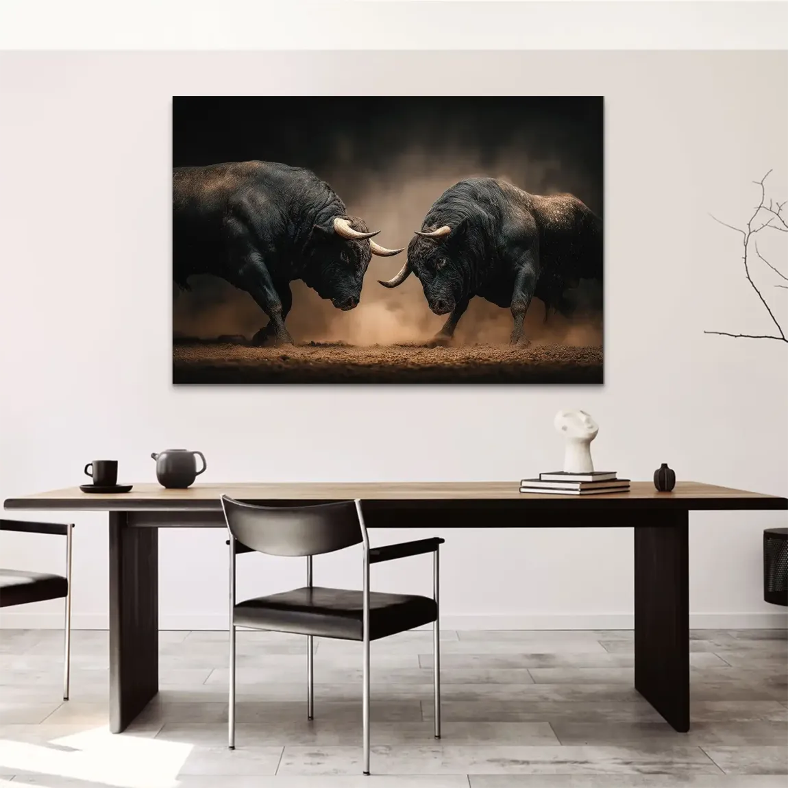 Bulls of Valor AluDibond Bild