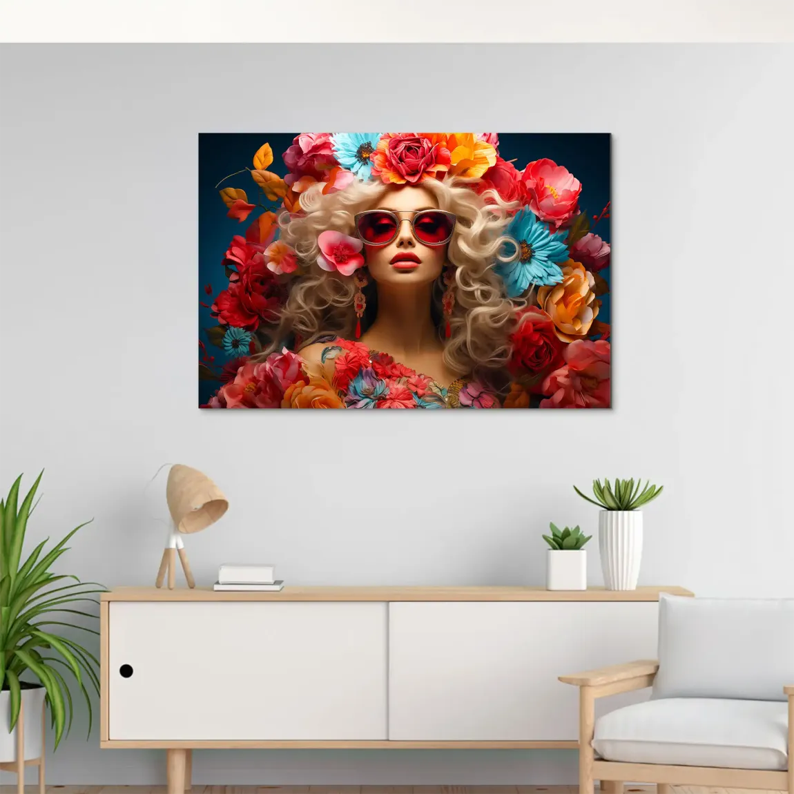 Flower Queen AluDibond Bild