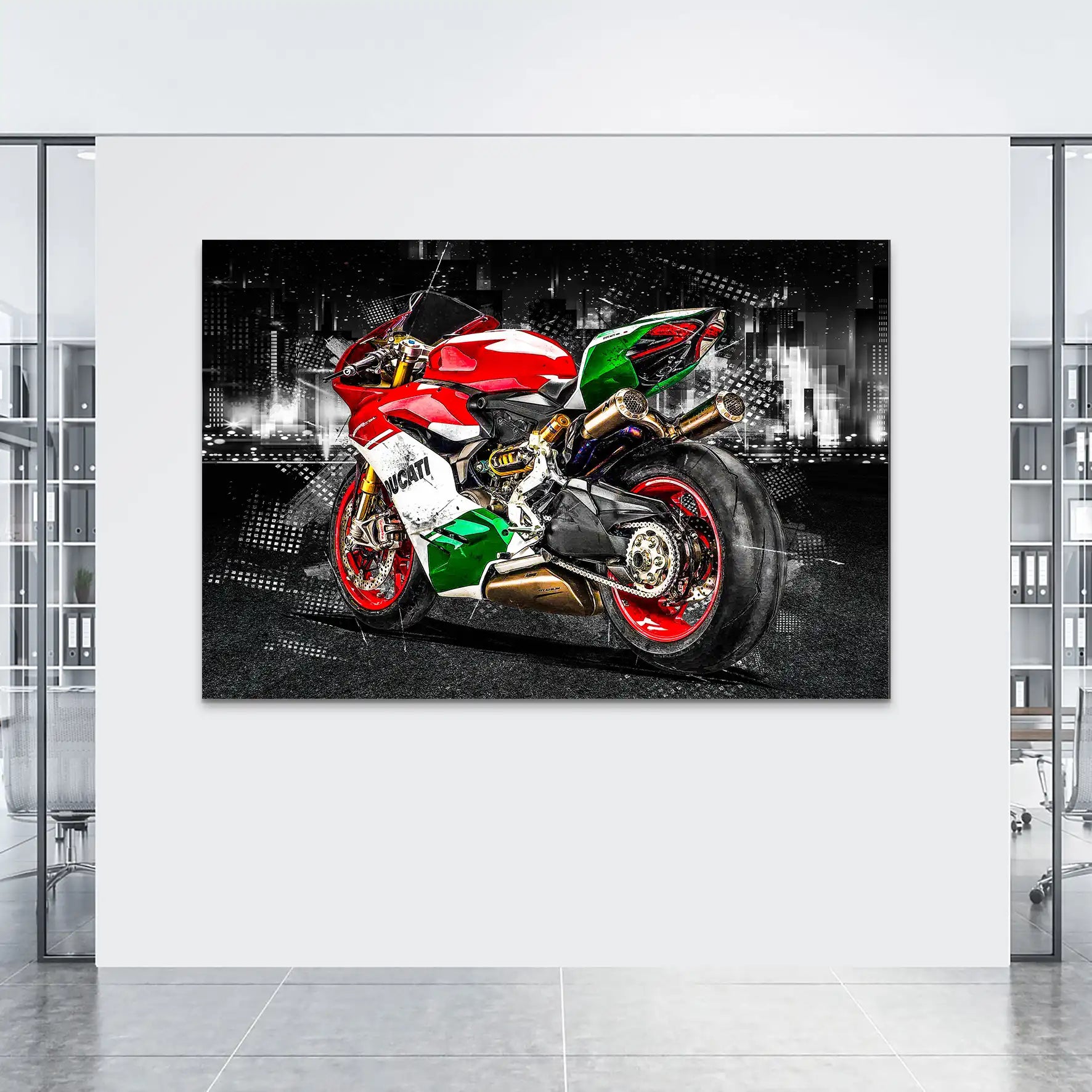 Ducati Supperleggera AluDibond Bild INGALERIE