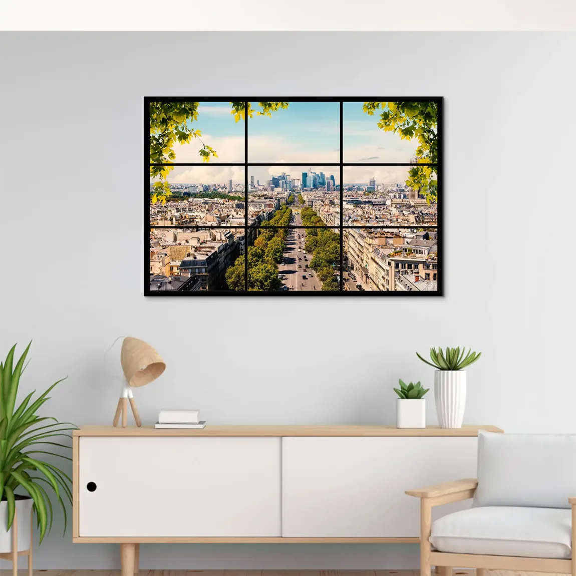 Paris Avenue AluDibond Bild