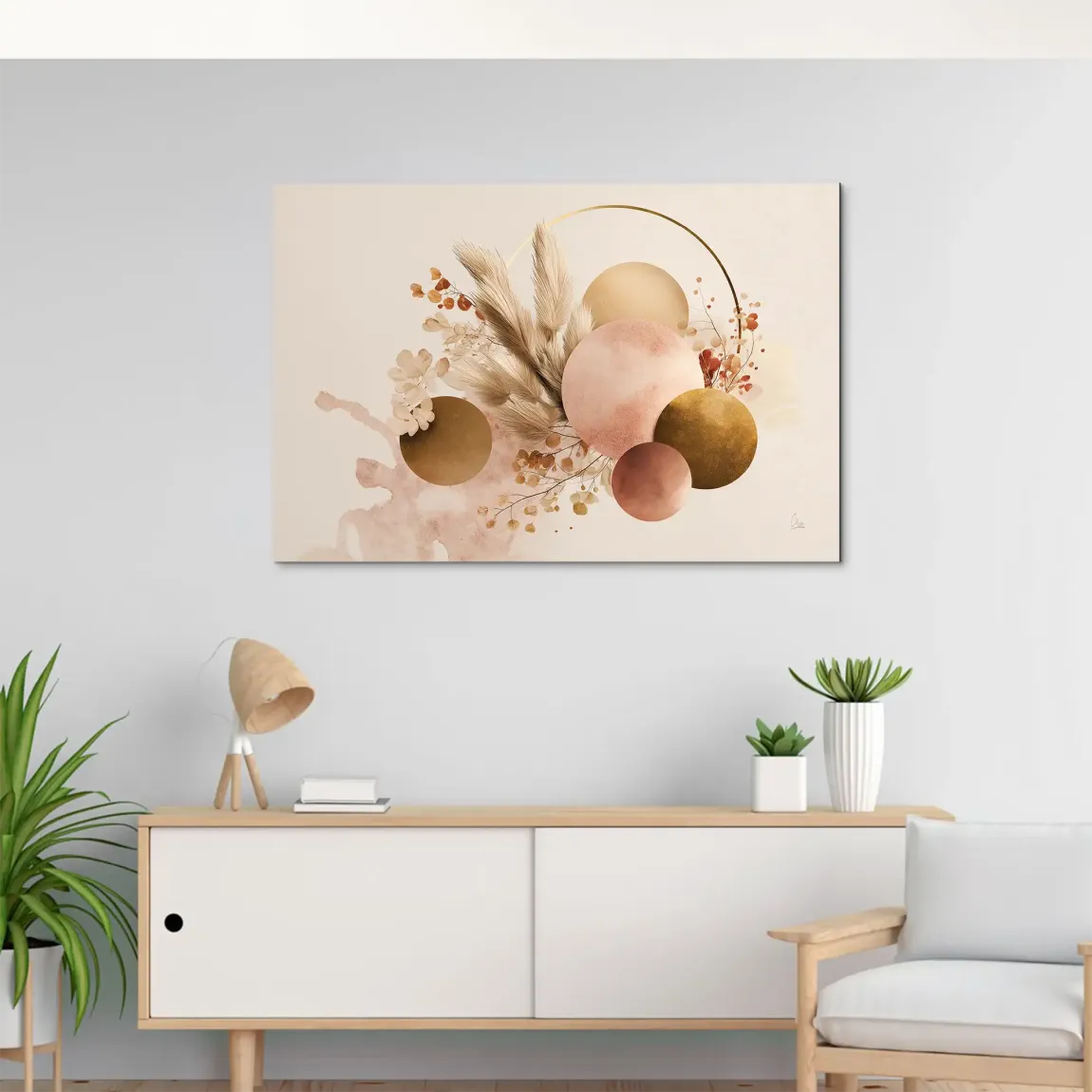 Golden Balance AluDibond Bild