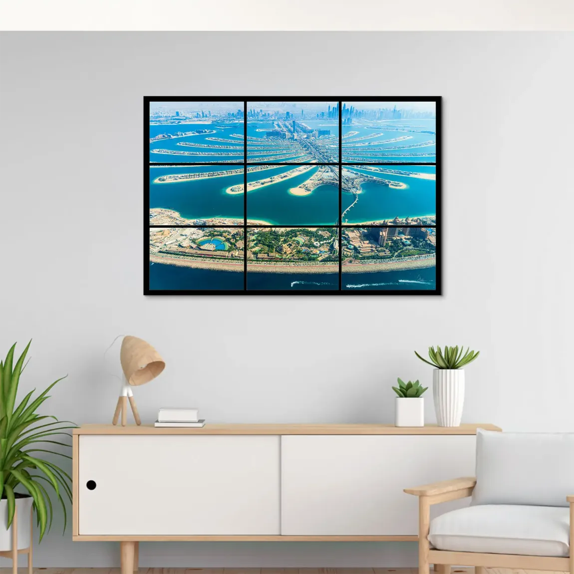 Palm View Dubai AluDibond Bild