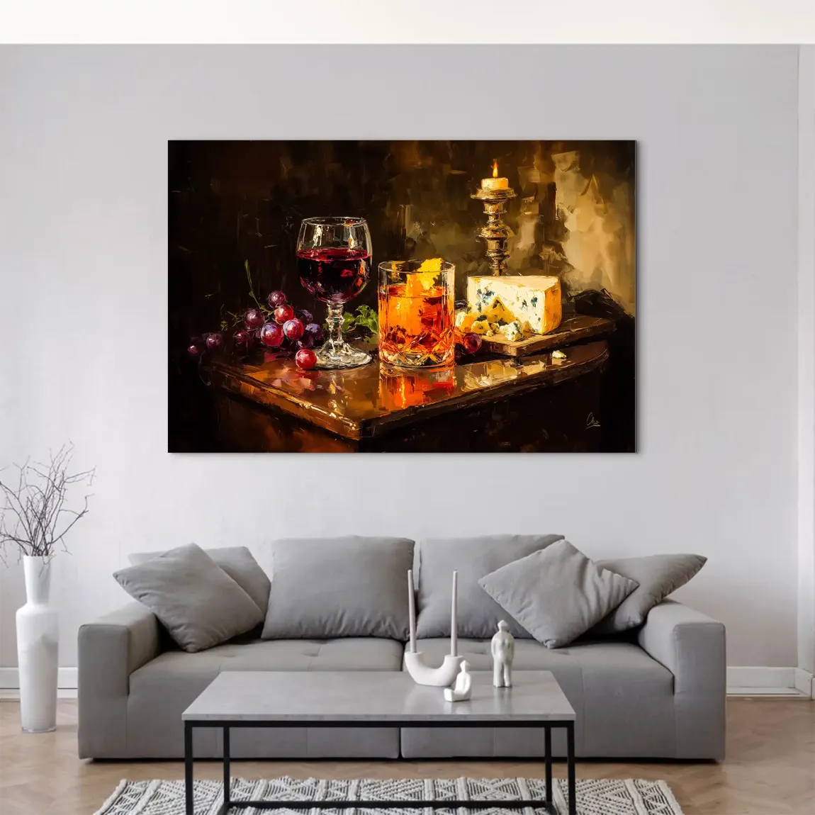 Wein & Genuss AluDibond Bild