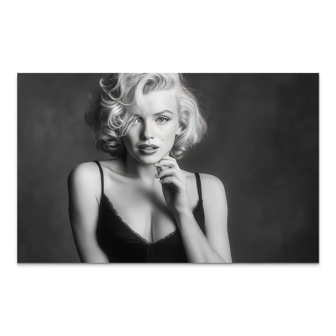 Marilyn Monroe Silent Erotik Alu Dibond Bild INGALERIE
