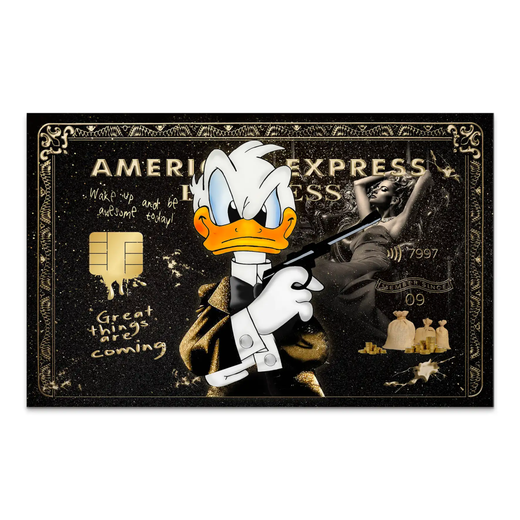 Amex Donald Bond AluDibond Bild INGALERIE