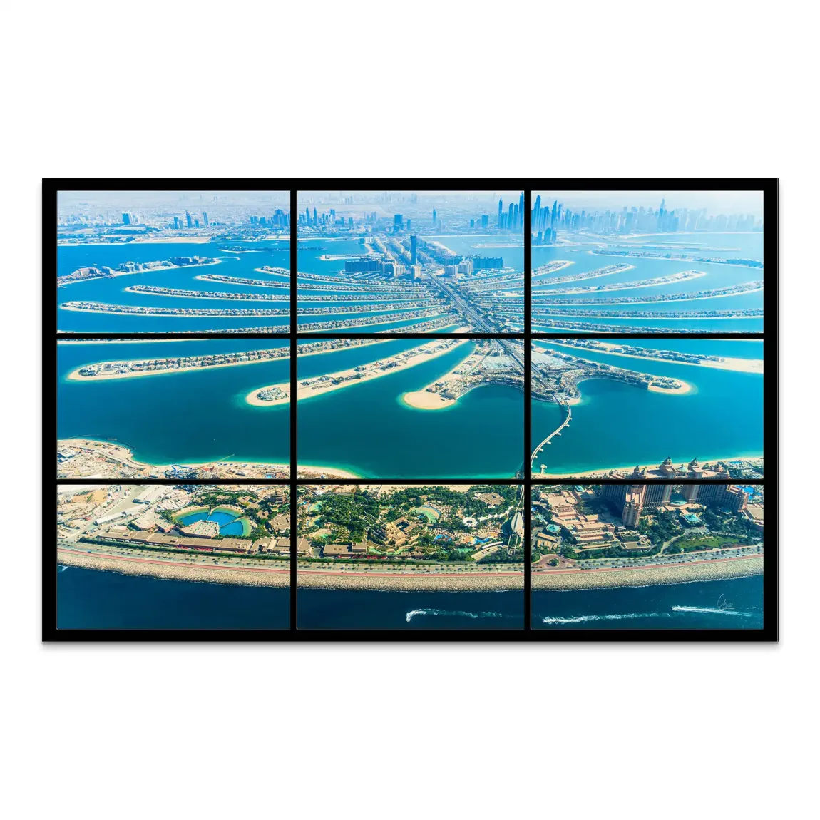 Palm View Dubai AluDibond Bild