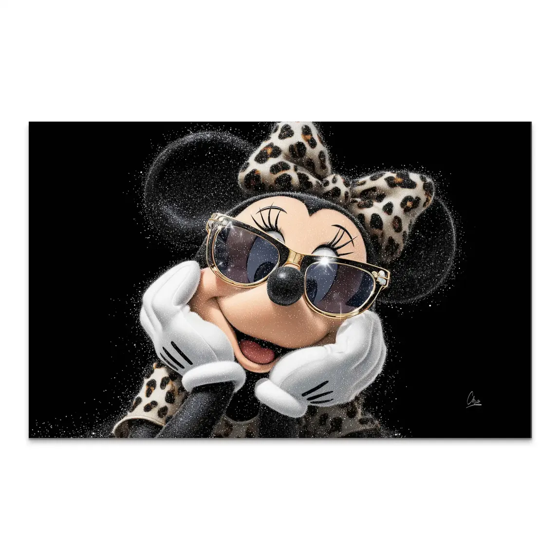 Minnie Maus Chic Spark AluDibond Bild