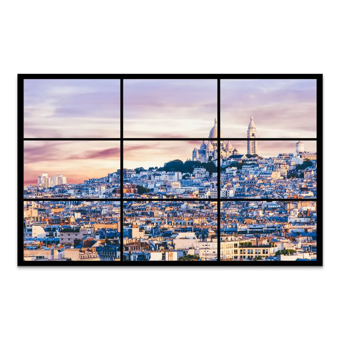 Paris Montmartre AluDibond Bild