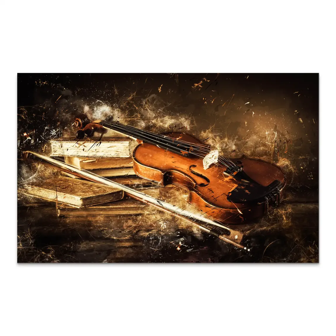 Silent Strings Violine AluDibond Bild