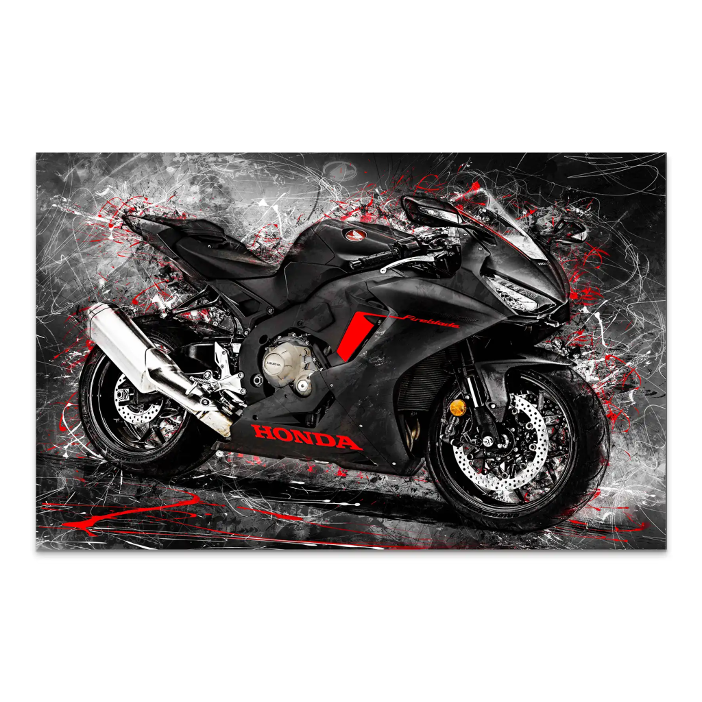 Honda CBR 1000 RR Fireblade AluDibond Bild INGALERIE