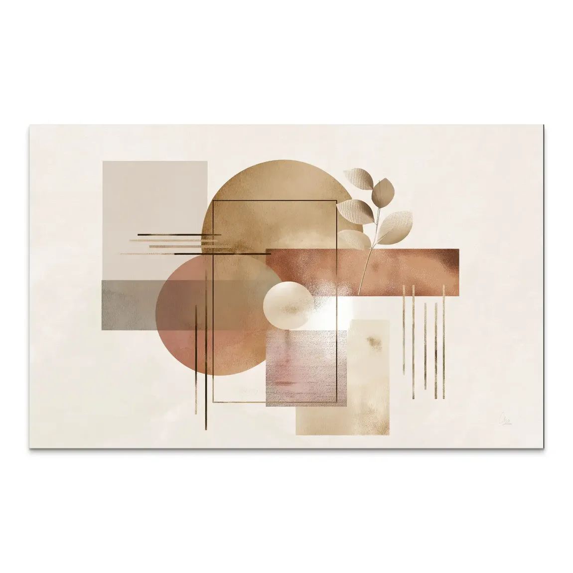 Silent Balance AluDibond Bild