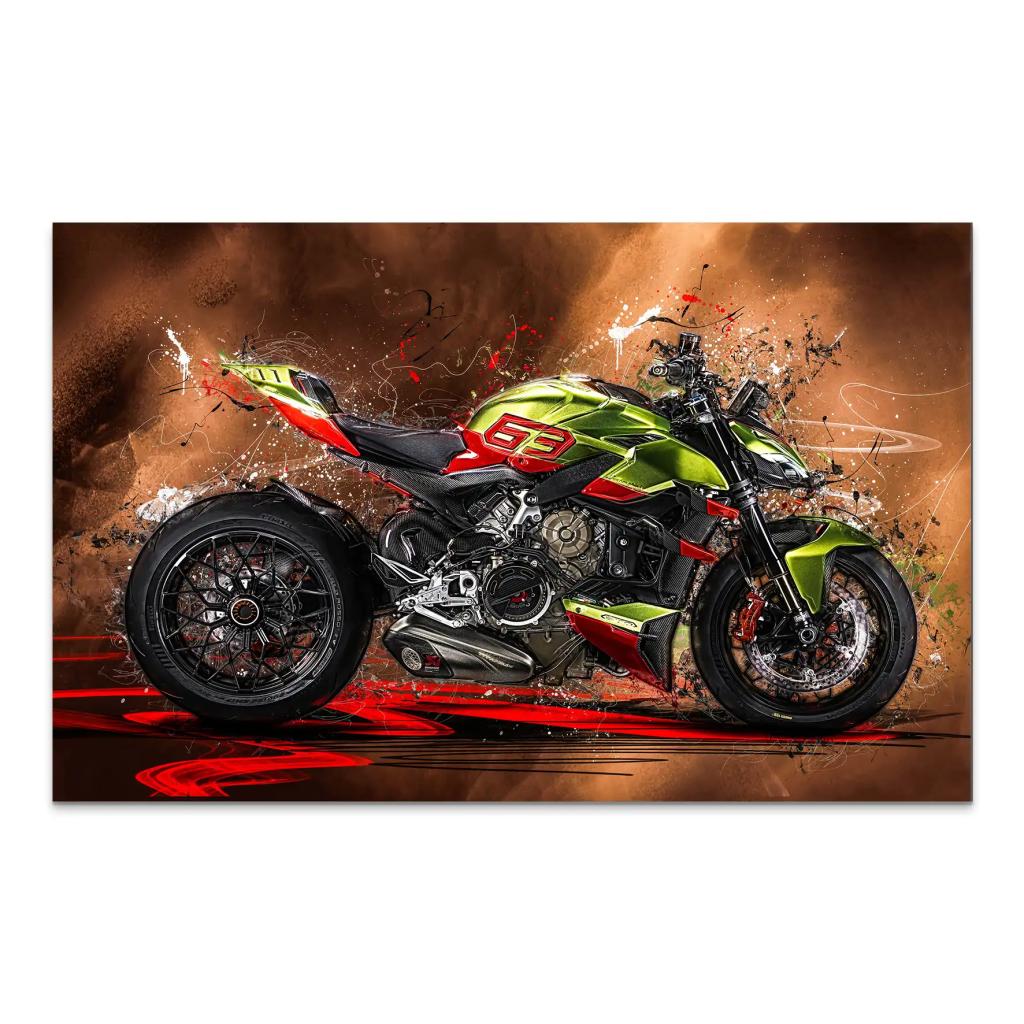 Ducati Streetfighter Lambo AluDibond Bild INGALERIE