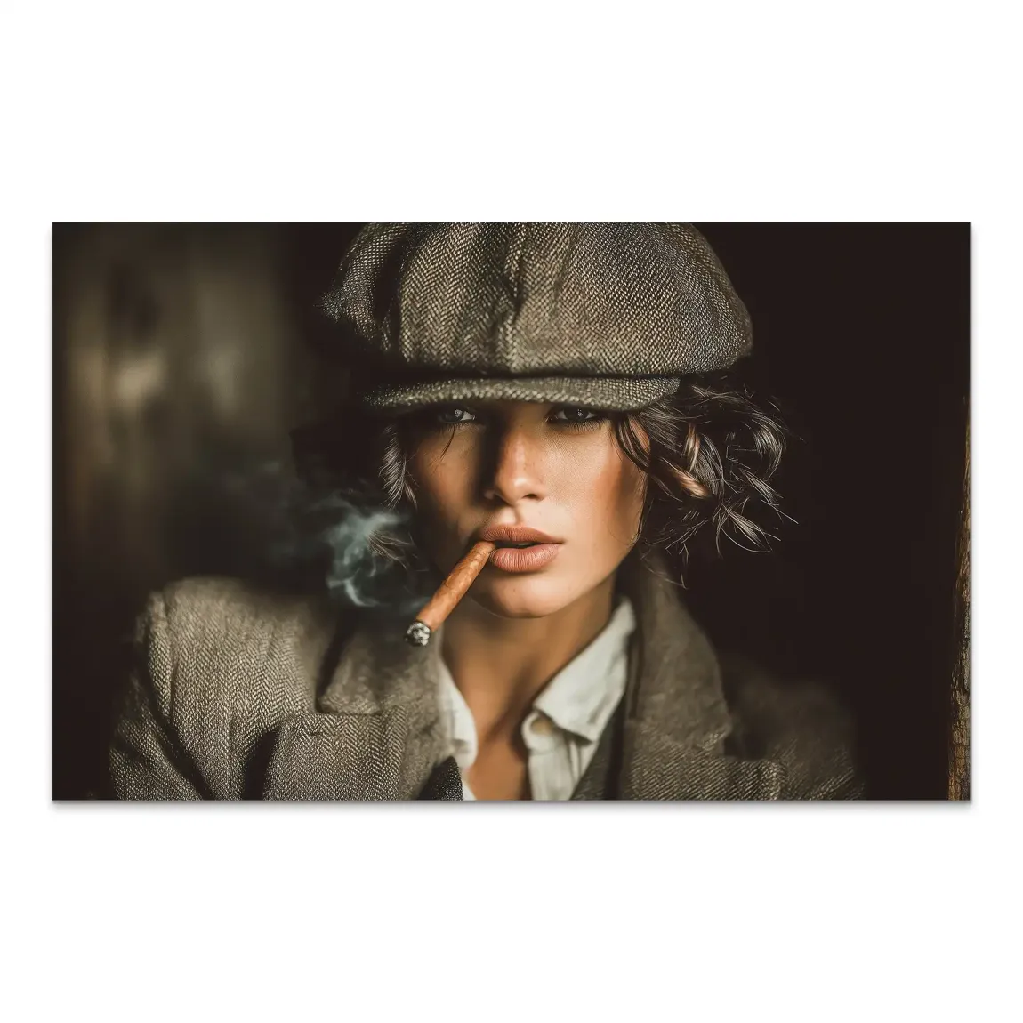 Zigarre und Charme AluDibond Bild