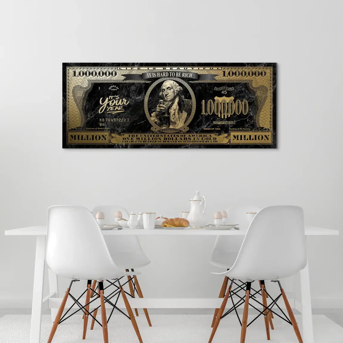 Million Vision George Washington Alu Dibond Bild