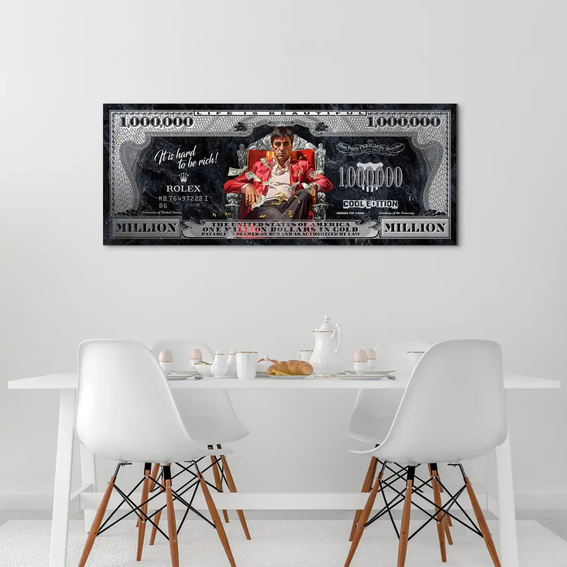 Scarface Million Dollar Prestige AluDibond Bild