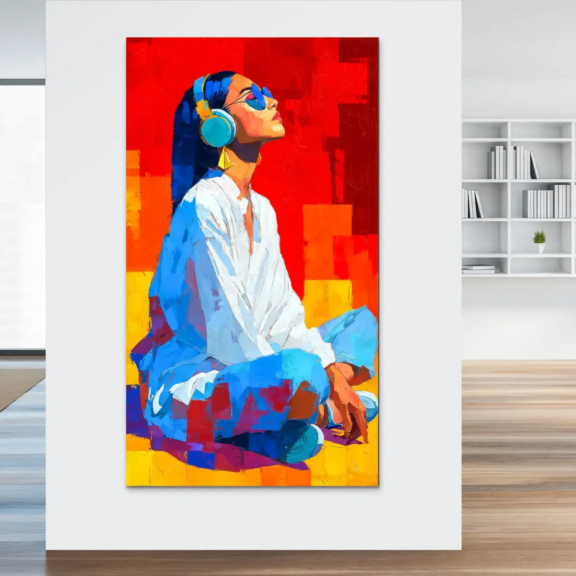 Feel the Sound Aludibond Bild