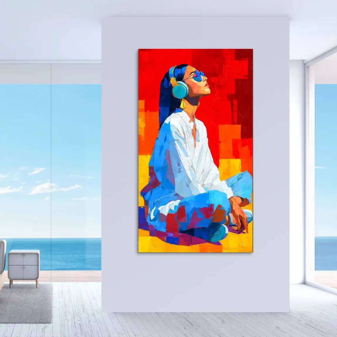 Feel the Sound Aludibond Bild