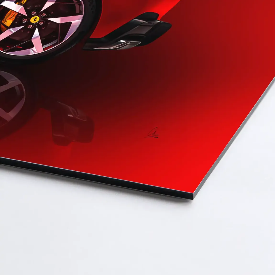 Ferrari Prestige Art Aludibond Bild