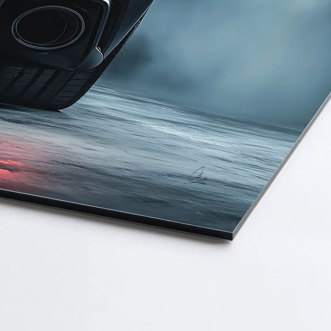 Audi R8 Dark Side Aludibond Bild