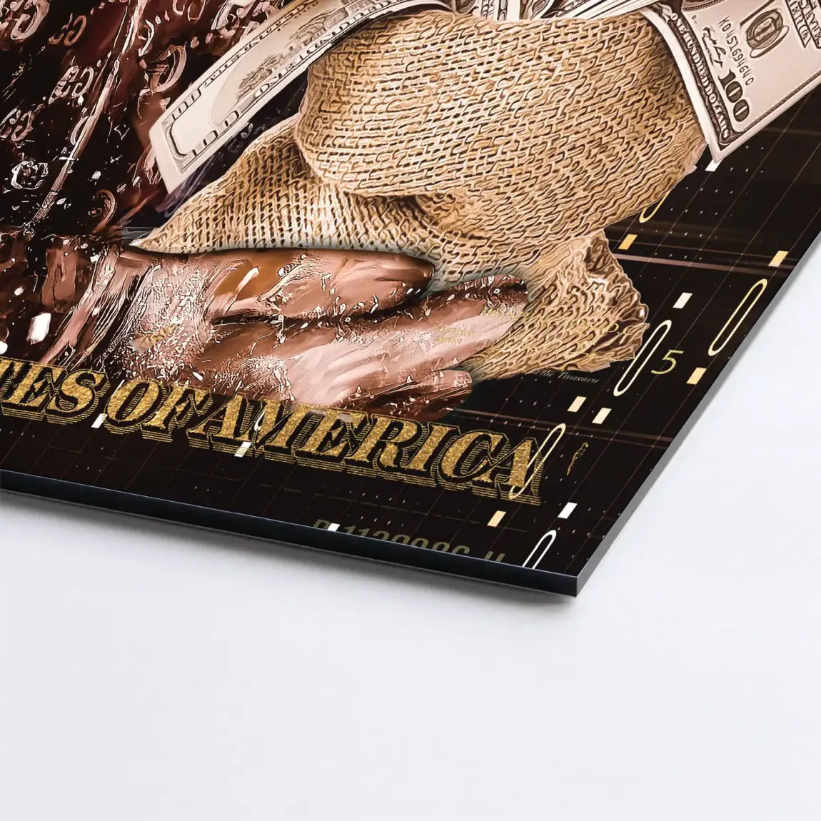 Mr Money Forbes Alu Dibond Bild