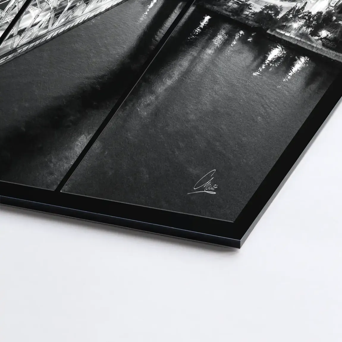 Bridge Lights New York Alu Dibond Bild