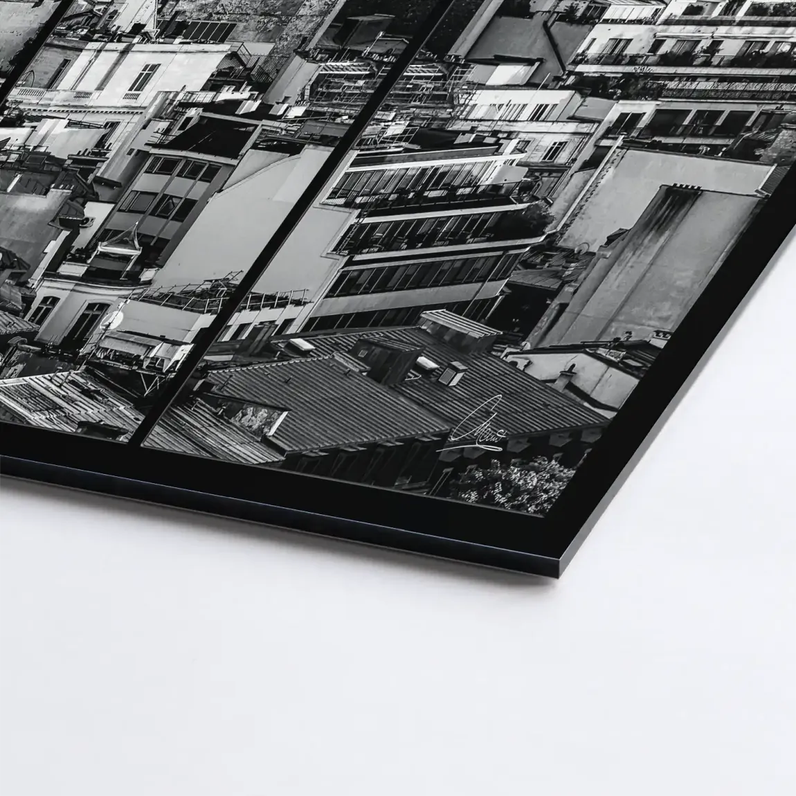 Eiffelturm über Paris Alu Dibond Bild